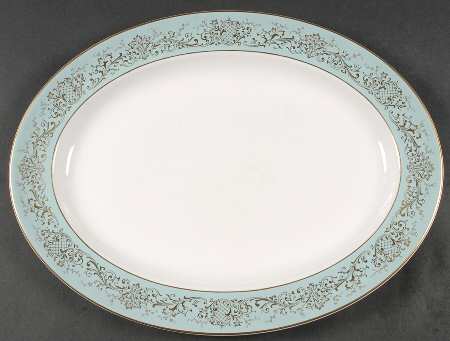 Delamerie Turquoise 16" Oval Serving Platter