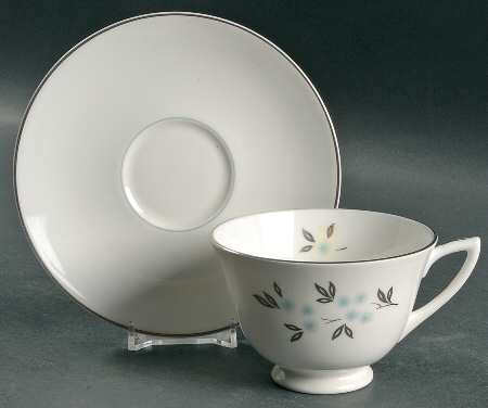 Delphian Footed Cup & Saucer Set