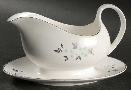 Delphian Gravy Boat with Attached Underplate