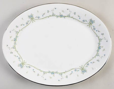 Demure 13" Oval Serving Platter