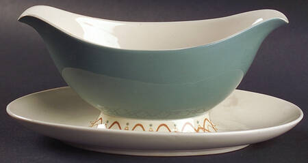 Desert Star Gravy Boat with Attached Underplate