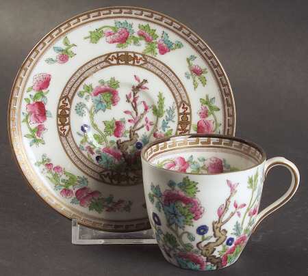 Dresden Flat Demitasse Cup & Saucer Set