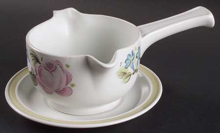 Dubarry Stick Handle Gravy Boat & Saucer