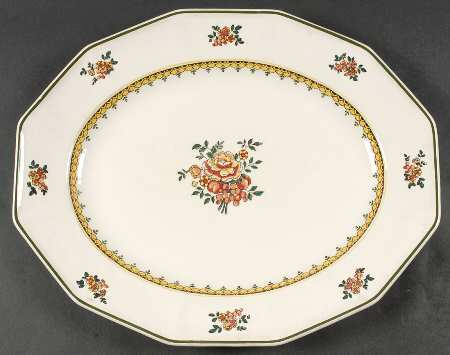 Duesbury 16" Oval Serving Platter