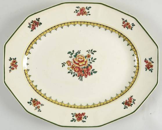 Duesbury 13" Oval Serving Platter