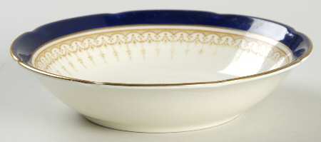 Duke of York Blue (No Rose Center) Fruit/Dessert (Sauce) Bowl