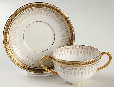 E2068 Flat Bouillon Cup & Saucer