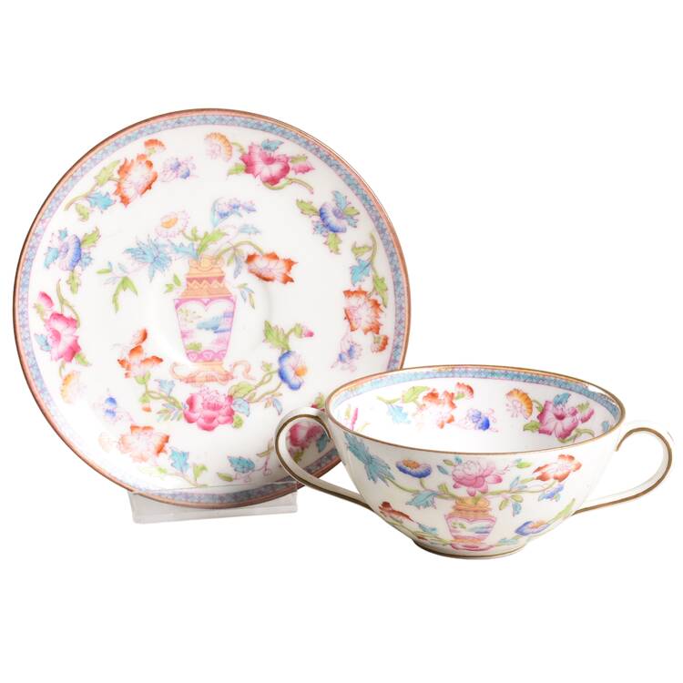 E2928 Flat Bouillon Cup & Saucer