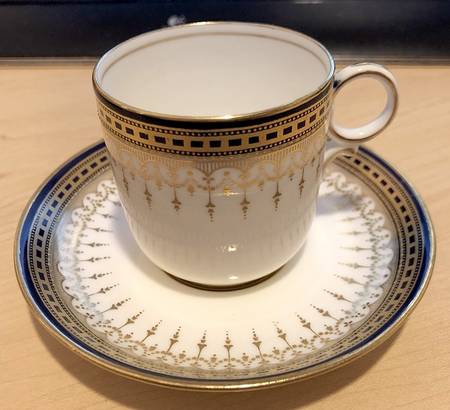 E4845 Flat Demitasse Cup & Saucer Set