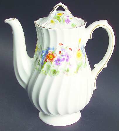 Easter Morn Mini Coffee Pot & Lid