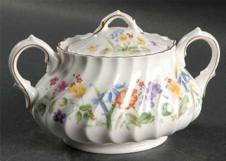 Easter Morn Sugar Bowl & Lid