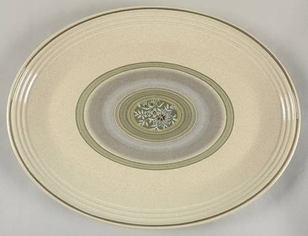 Earthflower 16" Oval Serving Platter