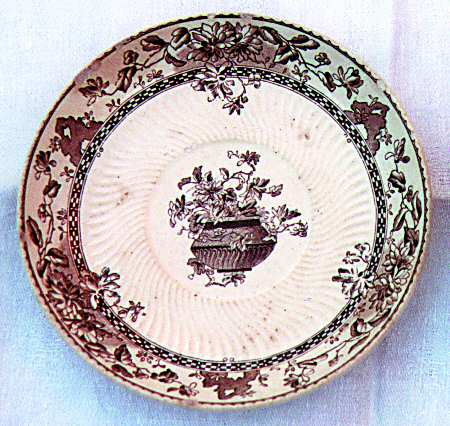 Elaine (Gray, Swirl) Saucer