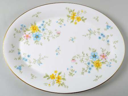 Elegy 16" Oval Serving Platter
