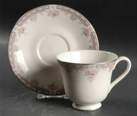 Elegance Footed Cup & Saucer Set