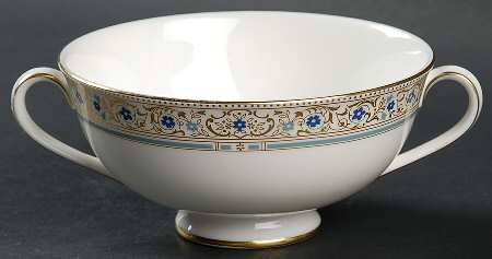 Empress Footed Cream Soup Bowl