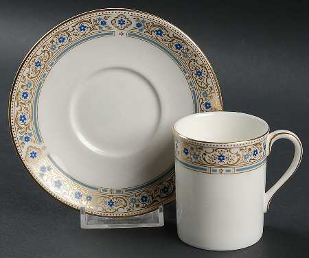 Empress Flat Demitasse Cup & Saucer Set