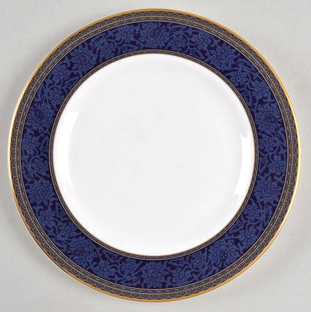 English Brocade Bread & Butter Plate