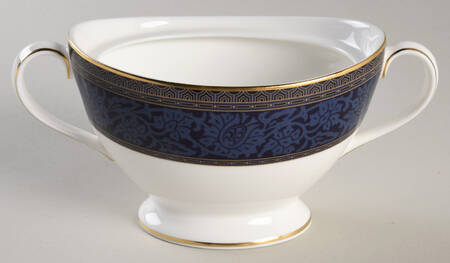 English Brocade Sugar Bowl No Lid