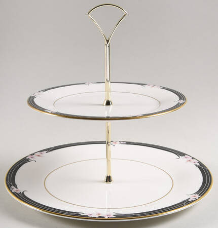 Enchantment 2 Tiered Serving Tray (Dinner & Salad Plate)