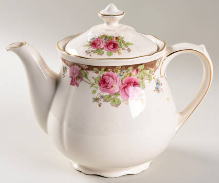 English Rose Teapot & Lid