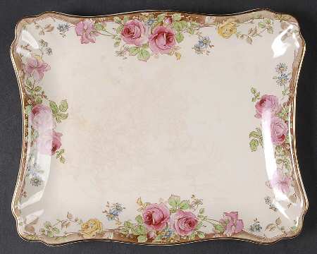 English Rose Bread Tray