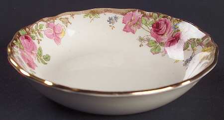 English Rose Fruit/Dessert (Sauce) Bowl