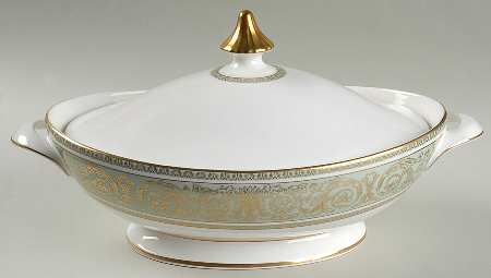 English Renaissance Oval Covered Vegetable by Royal Doulton