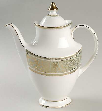 English Renaissance Coffee Pot & Lid by Royal Doulton
