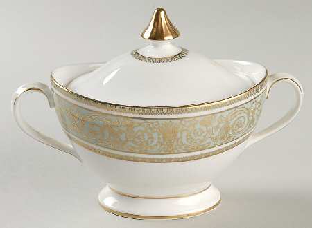 English Renaissance Sugar Bowl & Lid