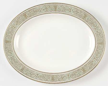English Renaissance 13" Oval Serving Platter
