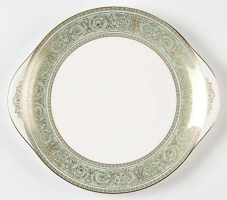 English Renaissance Handled Cake Plate