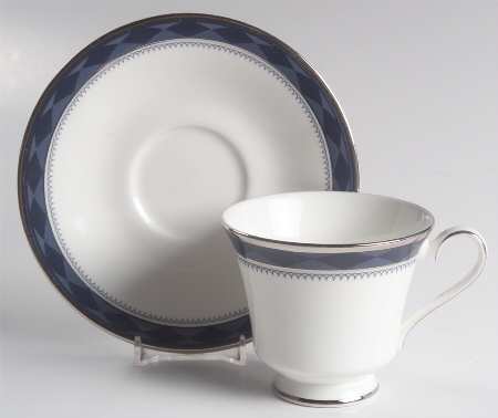 Eton Footed Cup & Saucer Set