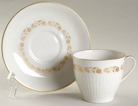Fairfax Flat Demitasse Cup & Saucer Set