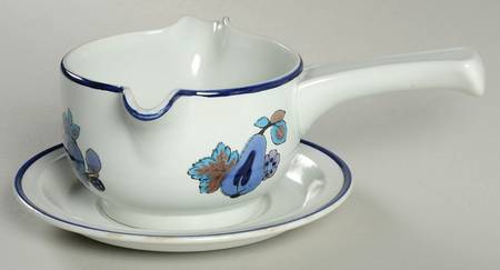 Festival Stick Handle Gravy Boat & Saucer