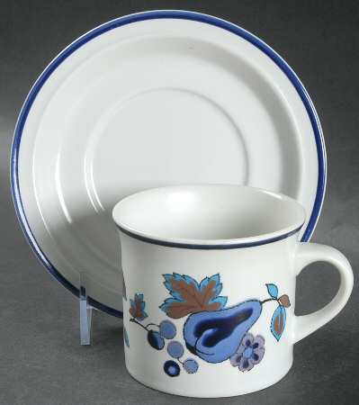 Flat Cup & Saucer Set