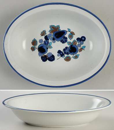 10" Oval Vegetable Bowl