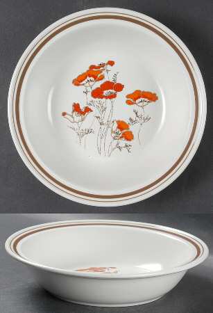 Fieldflower Rim Soup Bowl