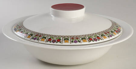 Fireglow Round Covered Vegetable