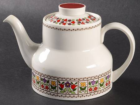 Fireglow Individual Teapot & Lid