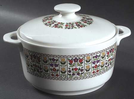 Fireglow 1.25 Qt Round Covered Casserole