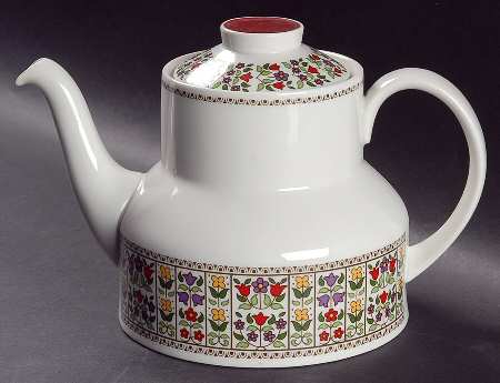 Fireglow Teapot & Lid