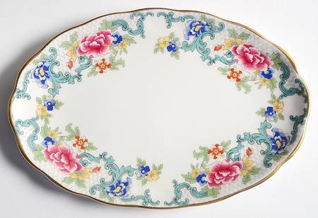 Floradora Gold Relish/Gravy Underplate