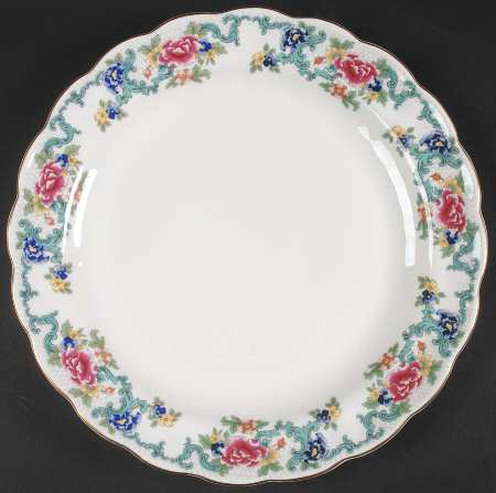 Floradora Gold 12" Chop Plate (Round Platter)