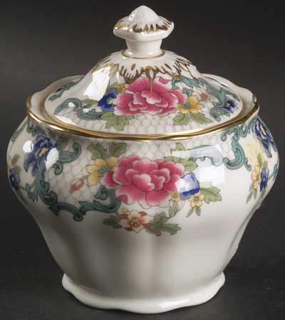Floradora Gold Sugar Bowl & Lid