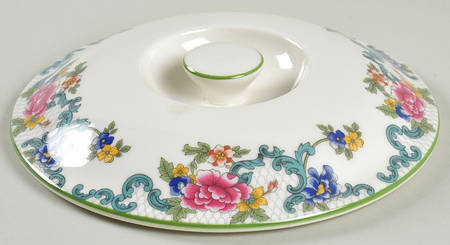 Floradora Green Lid for 1.5 Qt Round Casserole