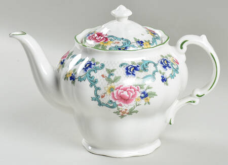 Floradora Green Teapot & Lid