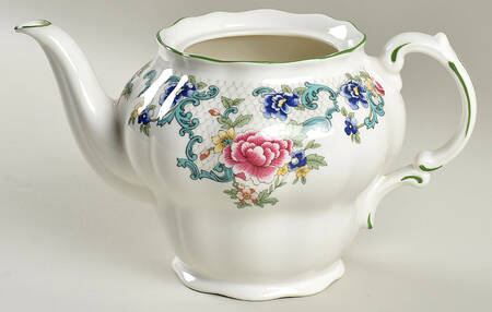 Floradora Green Teapot No Lid