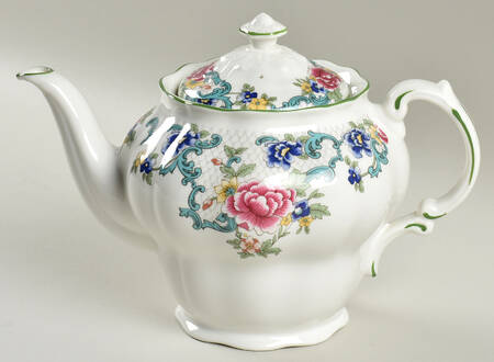 Floradora Green Teapot & Lid