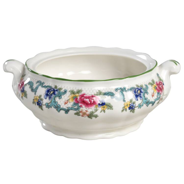 Floradora Green Round Vegetable No Lid
